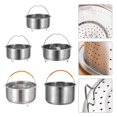 thumbnail image 4 of Ruibeauty Steamer Insert Steamer Pot Stainless Steel Basket Rice Steamer Pressure Cooker, 4 of 5
