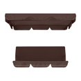 thumbnail image 4 of XZNGL Ensemble de Housses pour Auvent de Balançoire de Patio Housse Supérieure de Remplacement de Balançoire + Housse de Coussin de Balançoire, 4 of 8