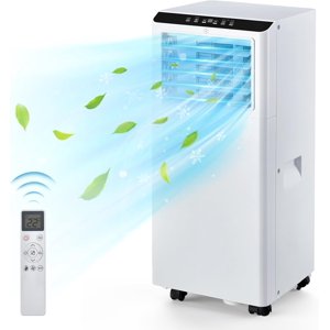 Garvee 8000 BTU Portable Air Conditioner, AC Unit for Room Up to 350 Sq.ft, 3 In 1 Air Cooler with Fan, Dehumidifer, White