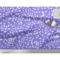 thumbnail image 2 of Soimoi Purple Poly Georgette Fabric Cow Animal Skin Print Fabric by the Yard 42 Inch Wide, 2 of 3