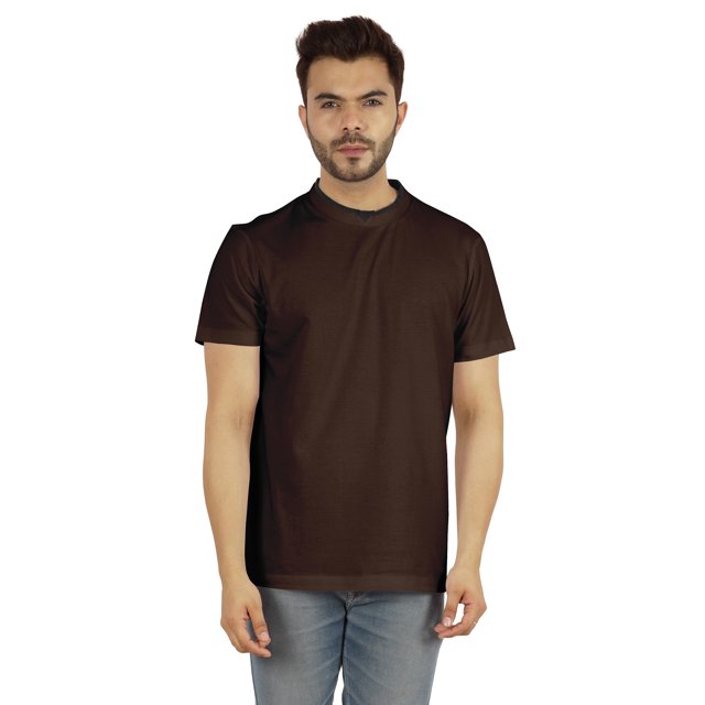 Inkmeso T-Shirt Basique pour Homme à Col Rond Coupe Régulière Uni à Manches Courtes