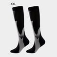 thumbnail image 2 of Chaussettes de Soccer Confortables Respirantes Anti-Humidité Bas de Football Tube Moyen Extensible Sport Extérieur Escalade Randonnée Noir Noir>TTG, 2 of 8