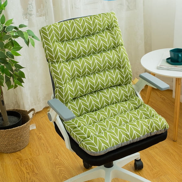PpgejGEK Ensemble de Coussins Épaissis pour Siège et Dossier 45x85 cm 17.72x33.46 Po Coussin de Chaise en Polyester Doux avec Attaches pour Chaises d'Ordinateur de Bureau et de Salle à Manger et Décoration de Sofa
