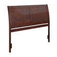 thumbnail image 3 of Portland Queen Sleigh Wood Headboard in Walnut, 3 of 8