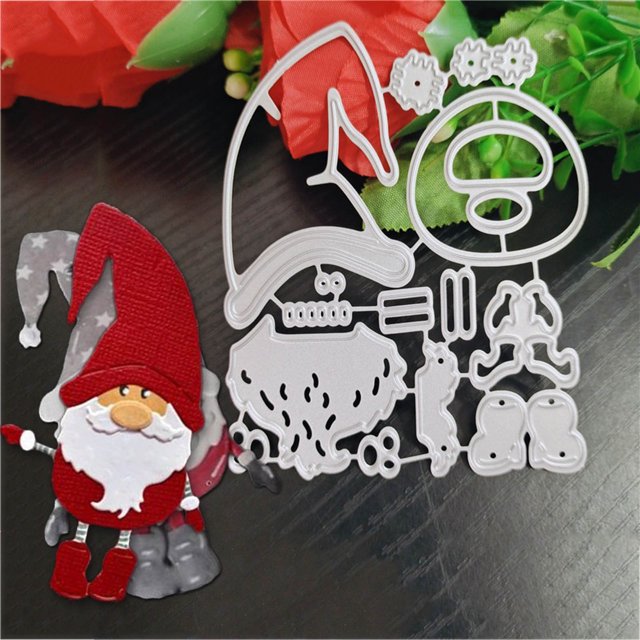 WIFKLSIIPG Merry Christmas Metal Cutting Dies Stencils Scrapbooking Embossing DIY Crafts
