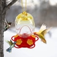 thumbnail image 4 of LSLJS Glass Feeder Stained Glass Hummingbird Feeder Bird Feeder Home Accessories, 4 of 6