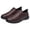 Café, variante sur AUDeals Chaussures Habillées de Marche pour Hommes, Mocassins en Cuir à Enfiler avec Soutien de la Voûte Plantaire et Confort Léger pour Tenue de Bureau