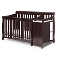 thumbnail image 1 of Lit de Bébé 5-en-1 avec Table à Langer Attachée Portofino de Storkcraft, Expresso, 1 of 15
