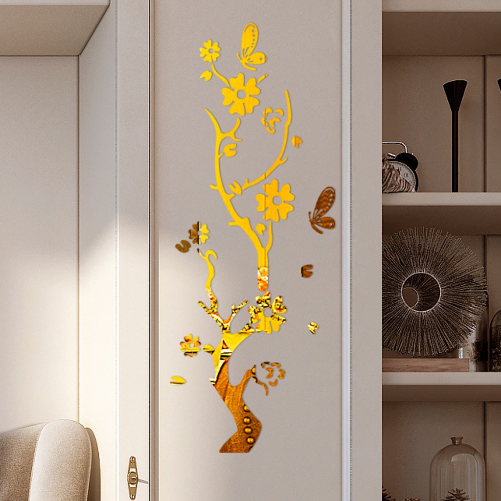 TIMIFIS Fashion Stickers Diy Fashion Acrylic Wall Sticker Modern Stickers Decoration Home Decor