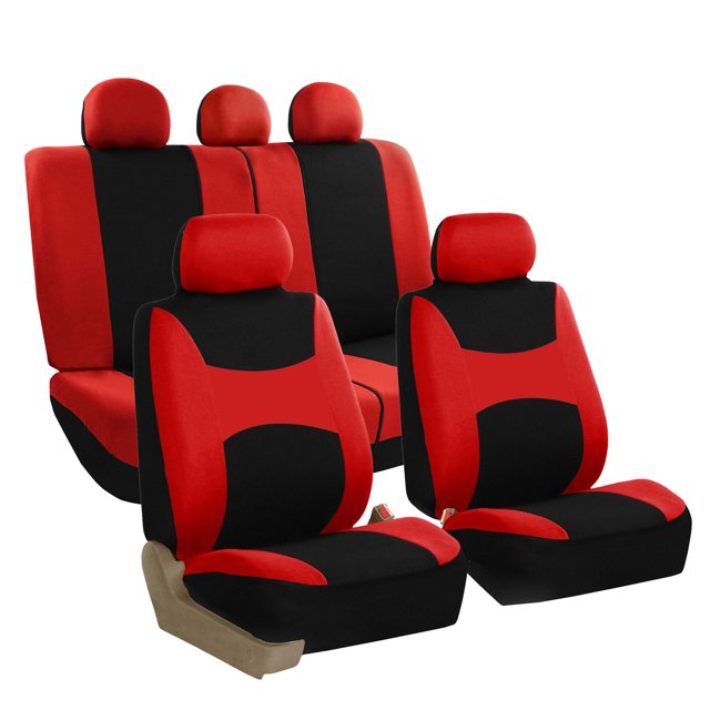 Light & Breezy Flat Cloth Car Seat Cover Set For Car Truck SUV Van - Full Set