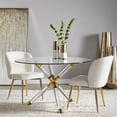 thumbnail image 2 of Home Gear Acrylic and Gold  Stainless steel 47” Round Dining Table, 2 of 2