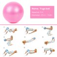 thumbnail image 4 of 25cm Yoga Ball Anti-burst Thick Stability Ball Mini Pilates Barre Physical Ball, 4 of 8