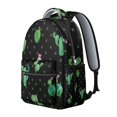 thumbnail image 2 of Boho Cactus Students Backpack Southwestern Succulent and Watercolor Desert Style Design Retro Minimalist Botanical School Bag, 2 of 6