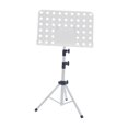 thumbnail image 3 of Milaget Music Sheet Stand Adjustable Height for Band Stage Performance Music Players White, 3 of 9