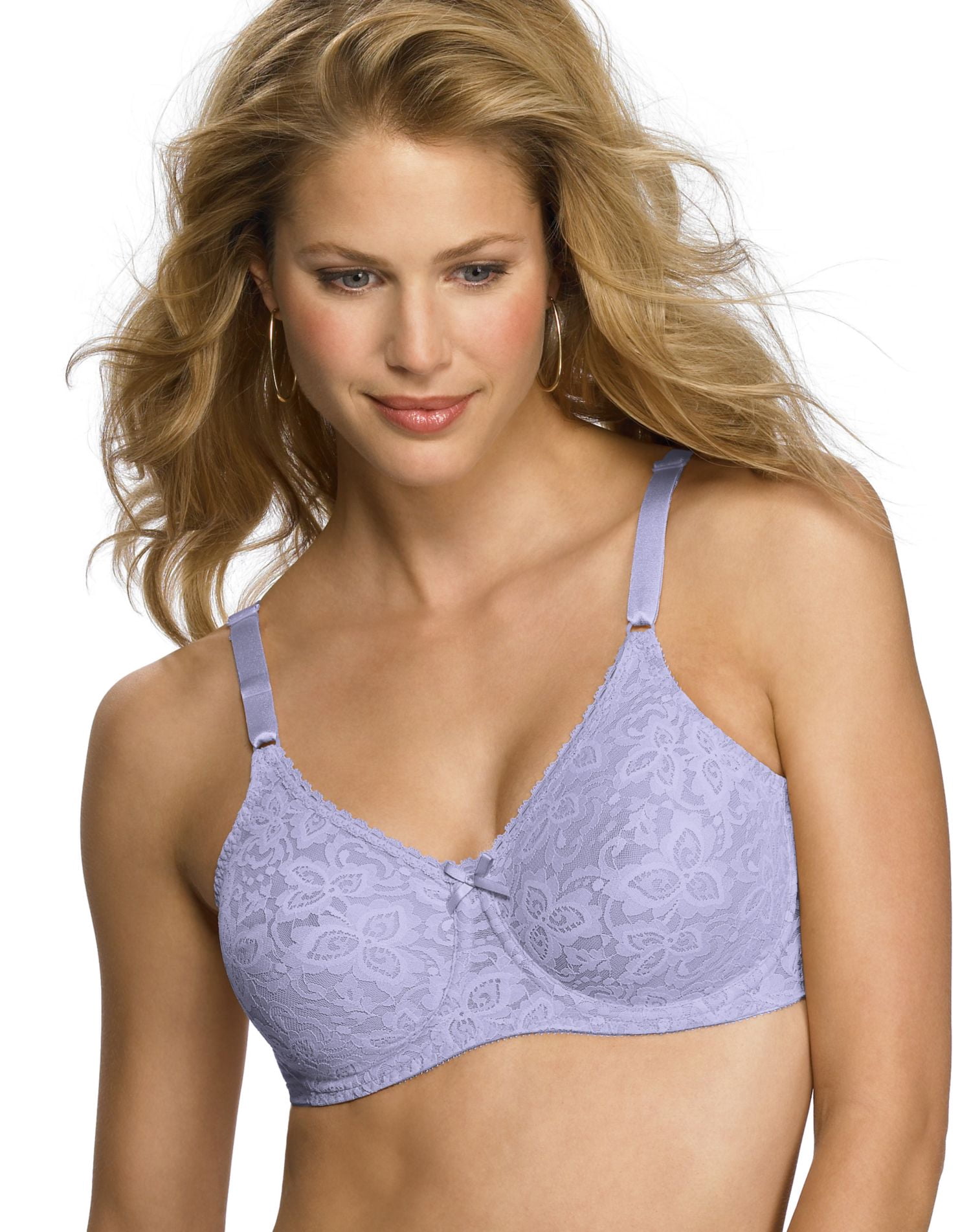 Bali Womens Lace and Smooth Seamless Underwire Bra - Best-Seller, 40C