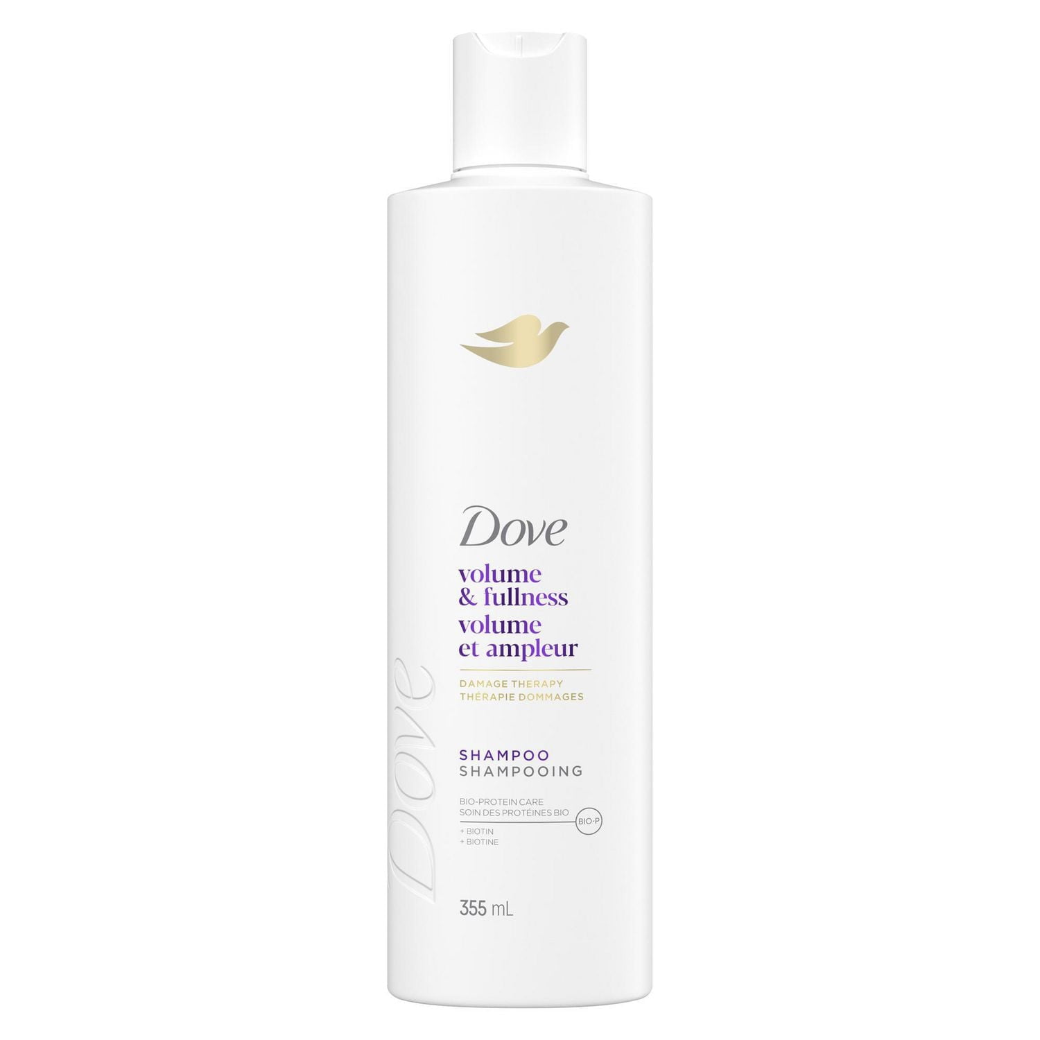 Dove Shampoo Volume & Fullness Bio-Protein Care + Biotin, 355 ml
