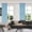 Light Blue, variant on Ama Border Silk Curtains,Scandinavian Style Curtains,Heat-Insulating Drapes,Blackout Curtains,Bedroom Curtains,Kitchen Curtains,Noise Reducing Curtains,Energy Saving Curtains,Window Drapes