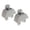 Grey, variant on funtasica Brand New 2x Sun Visor Hook Clips for A6 C6 Gray