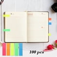 thumbnail image 1 of PRETXORVE 100PCS Stickys Indexs Tabs Transparent Stickys Page Markers Notes Book Markers Stickys Note Tabs Page Tabs Label Stickers Pops Up Post Tabs Flags Stickers, 1 of 6
