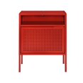 thumbnail image 2 of Picket House Furnishings Gemma Metal Nightstand with USB Port in Red, 2 of 12