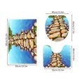 thumbnail image 3 of Chmadoxn Bathroom Rugs, Rugs for Living Room, Area Rug, Bath Mat Toilet Floor Mat U-shape Foot Mat Bathroom Bathroom Mat Printing Modern Mat Toilet Door Mat Three Sets carpeting carpeting, 3 of 7