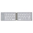 thumbnail image 1 of Riwcyla Convenient Folding Keyboard Compatibility Intelligent Matching Simple & Compact Long,lasting Battery Life Easy to Carry White, 1 of 6