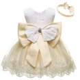 thumbnail image 4 of Robes Filles Robe Formelle pour Filles Robe Jaune pour Filles Robes Chic pour Filles Robes pour Filles Taille Mode Filles, 4 of 4
