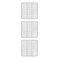 thumbnail image 2 of Transemion Portable Pet Playpen Panel Cage Fence Metal Guinea pig Wire dense black Grid 3Set, 2 of 6