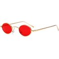 thumbnail image 1 of FEISEDY Lunettes de Soleil Rondes Vintage Petites Rétro Fines Monture en Métal Couleurs Bonbon B2422, 1 of 5