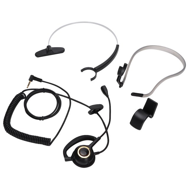 DEWIN Call Center Headset with Mic Rear Mounted Noise Canceling Customer Service Headset 3.5mm