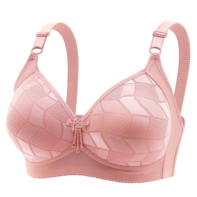 Bigersell Womens Bras Push-Up Bra Style T-7 Lightweight Soft Cup Bra T-7-Pinks