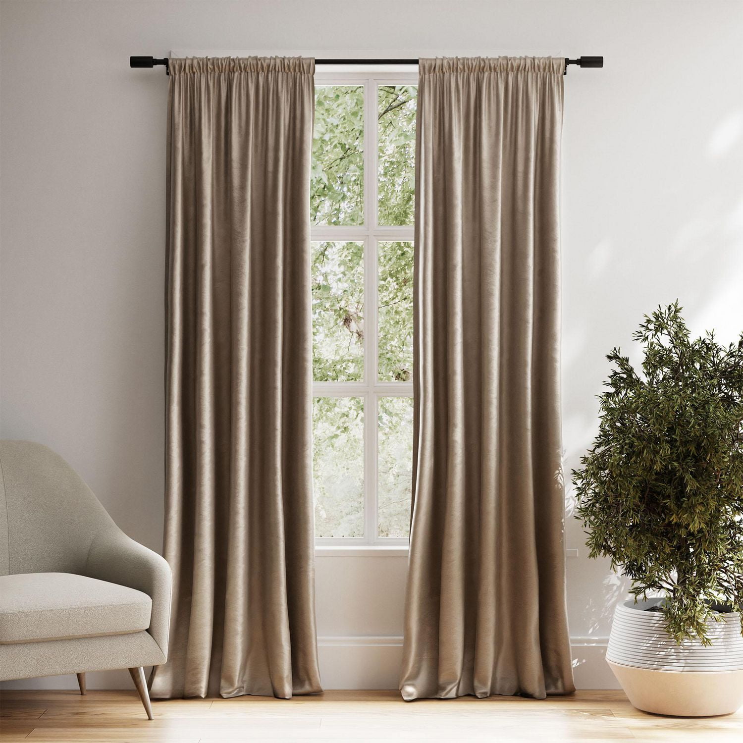 Tringle à rideaux réglable Mainstays, 107 cm à 213 cm