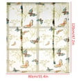 thumbnail image 3 of Agiferg Rod Lift Kitchen And Bathroom Window Curtains, Butterfly Flower Sheer Curtains, 3 of 5