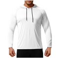 thumbnail image 2 of Gym Shirts for Men Long Sleeve UPF 50+ Sun Shirts Compression Fit Fishing Shirt Raglan Quick Drying Workout Hoodies, 2 of 5