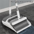 thumbnail image 5 of Long Handbroom And Dustpan Combo Set for home, Long Handle Broom with Upright Standing Dust pan, Broom and Dustpan Combo for Office, 5 of 5