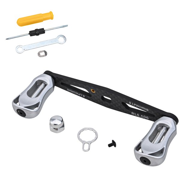 Baitcasting Reel Rocker Handle Carbon Fiber Gripping Pill Rocker Handle With Bearing For DAIWA Straight Board Reel Accessories