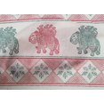 thumbnail image 4 of oneOone Cotton Poplin Fabric Floral & Elephant Block Printed Craft Fabric BTY 42 Inch Wide, 4 of 4