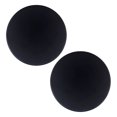 thumbnail image 2 of 2 Pcs Butée de Porte Ronde Adhésive en Silicone, Protecteur Mural pour Poignée, 5 cm Noir, 2 of 5