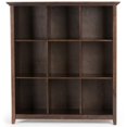 thumbnail image 2 of Simpli Home Acadian Wood Transitional 9 Cube Bookcase and Unit in Brunette Brown, 2 of 5