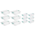 thumbnail image 1 of Sterilite Grand Contenant de Rangement à Pince (Lot de 6) + Petite Boîte à Pince (Lot de 6), 1 of 11