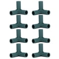 thumbnail image 1 of LAFGUR 8Pcs 3-Way Plant Support Connectors Plastic Garden Climbing Stake Joint Gree, 1 of 8