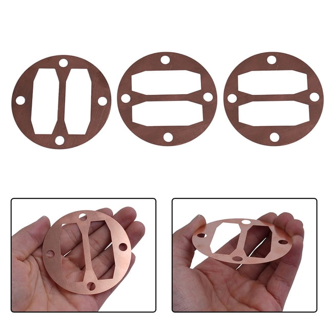 Air Compressor Cylinder Head Base Valve Plate Gaskets Washers Copper Pad 51 65