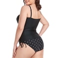 thumbnail image 3 of RELLECIGA Haut de Tankini Bandeau Froncé pour Femmes Maillots de Bain, 3 of 8