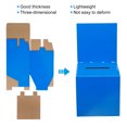 thumbnail image 3 of Unique Bargains Ballot Box 6"x6"x6" Raffle Box with Removable Header Board Suggestion Box Cardboard Box Blue 2Pack, 3 of 5