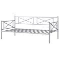 thumbnail image 1 of Costway Metal Daybed Frame Twin Size Slat Support Mattress Foundation Living Room Silver, 1 of 9