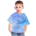 thumbnail image 4 of Penkiiy T-Shirts Garçons Filles T-Shirts Graphiques Imprimés Étoile 3D T-Shirts Col Rond Manches Courtes pour Enfants 13-14 Ans Multicolore, 4 of 4