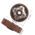 thumbnail image 2 of CRILSTYLEO 1Pack Metal Micro Tiller Clutch Assorted Color for Replacing Broken Parts 7.50X7.50X2.00in, 2 of 6