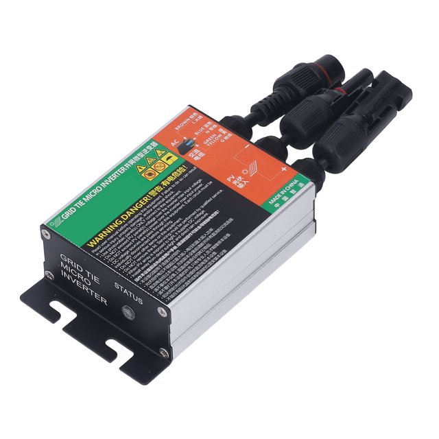 Micro Solar Grid Tie Inverter, High Accuracy Solar Inverter Waterproof Pure Sine Waving MPPT Robust For Office Building 300W