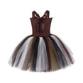 thumbnail image 4 of FhsagQ Robe pour Filles Robe pour Tout-Petites Mode Sans Manches Motif Animal Robe de Soirée de Fête Performance pour Enfants Vêtements Filles Robes de Pâques Taille 6X Robes pour Filles Taille 7 Hiver Brun 5-6 Ans, 4 of 4