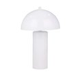 thumbnail image 1 of Sagebrook Home 50084-02 METAL 22" DOME TABLE LAMP, WHITE, 1 of 3